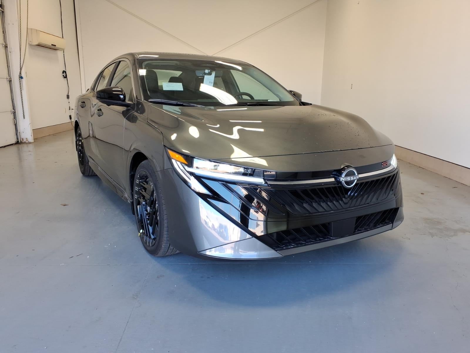 2026 Nissan Sentra SR in Gun Metallic Kad — front three-quarter view