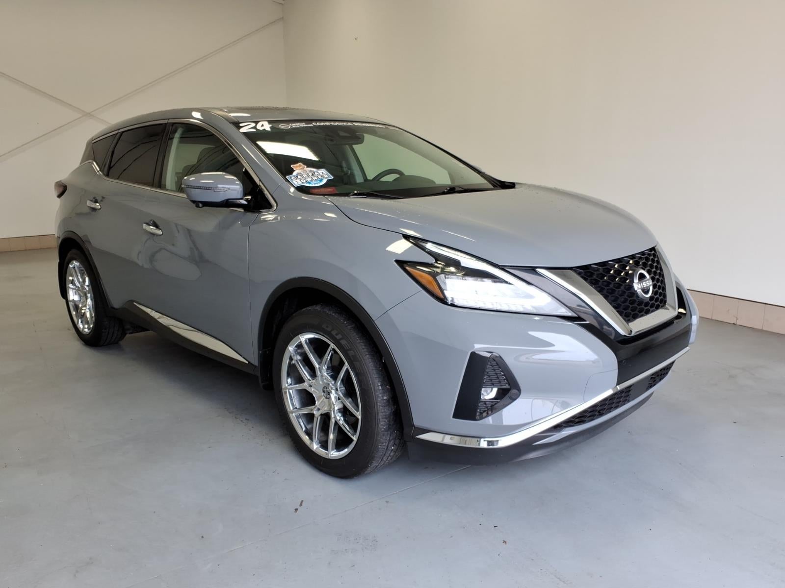2024 Nissan Murano SL in Boulder Gray Pearl (Kby) — front three-quarter view