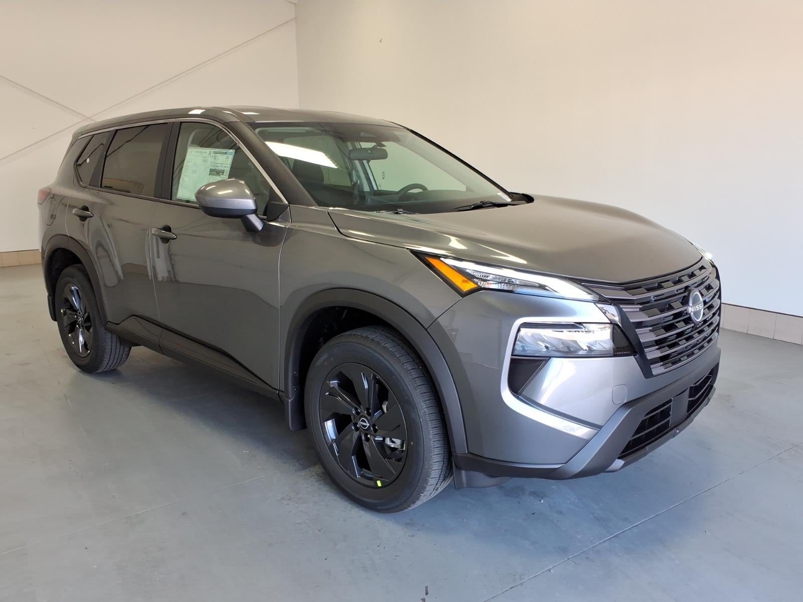 2026 Nissan Rogue SV in Boulder Gray Pearl Kby — front three-quarter view